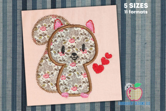 Cute Squirrel with Hearts