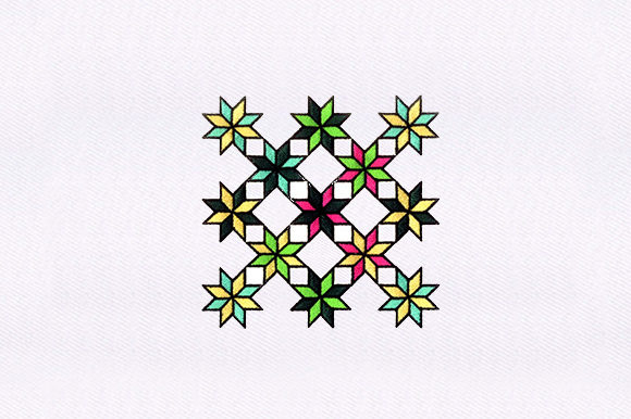Symmetrical Quilting Review for Embroidery Projects